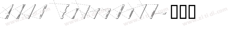 AXIS ExtraBold字体转换